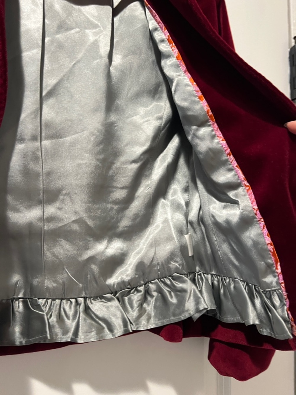 J.Crew Women's Velvet Blazer Jacket - Deep Burgundy - Picture 7 of 8